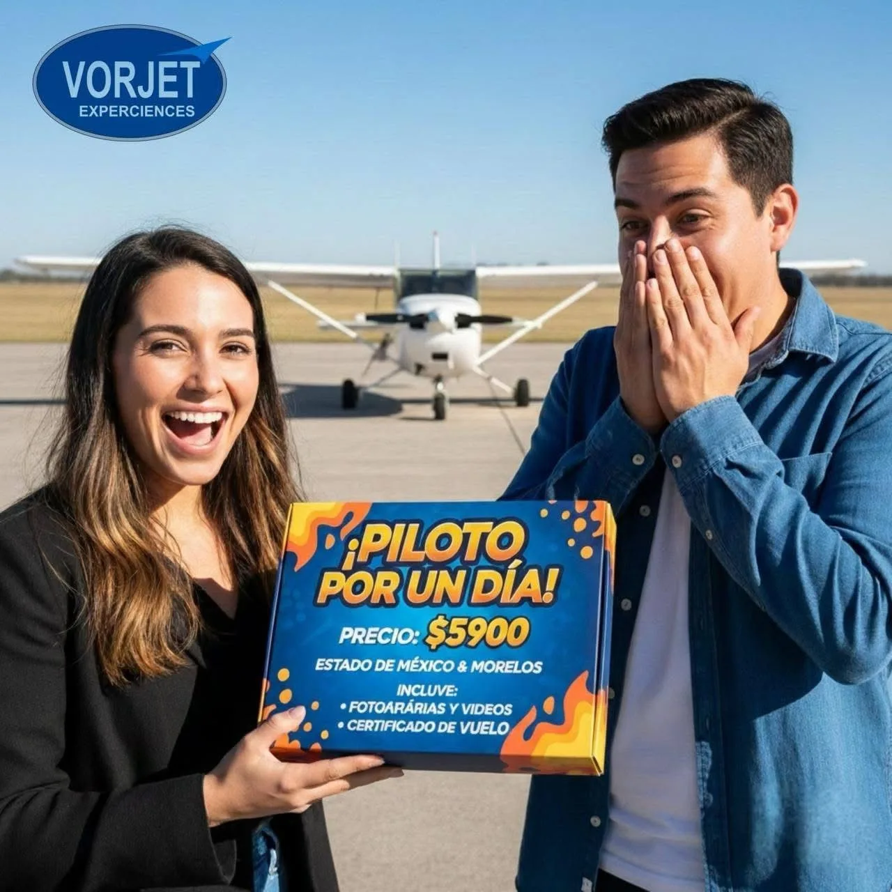 Experiencia Piloto por un Día de Vorjet